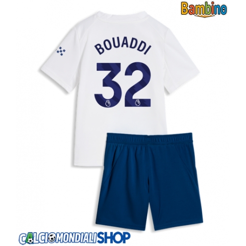 Maglie da calcio Manchester City Ayyoub Bouaddi #32 Terza Maglia Bambino 2026-27 Manica Corta + Pantaloni corti)